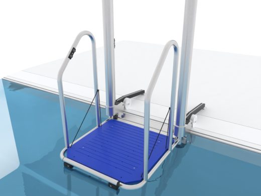 Ascenseur de piscine BSL CONCEPT LM10-E1 - Face