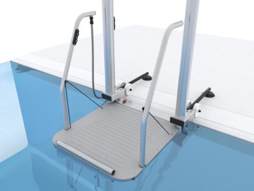 Ascenseur de piscine BSL CONCEPT LM10-EVO3 - Face